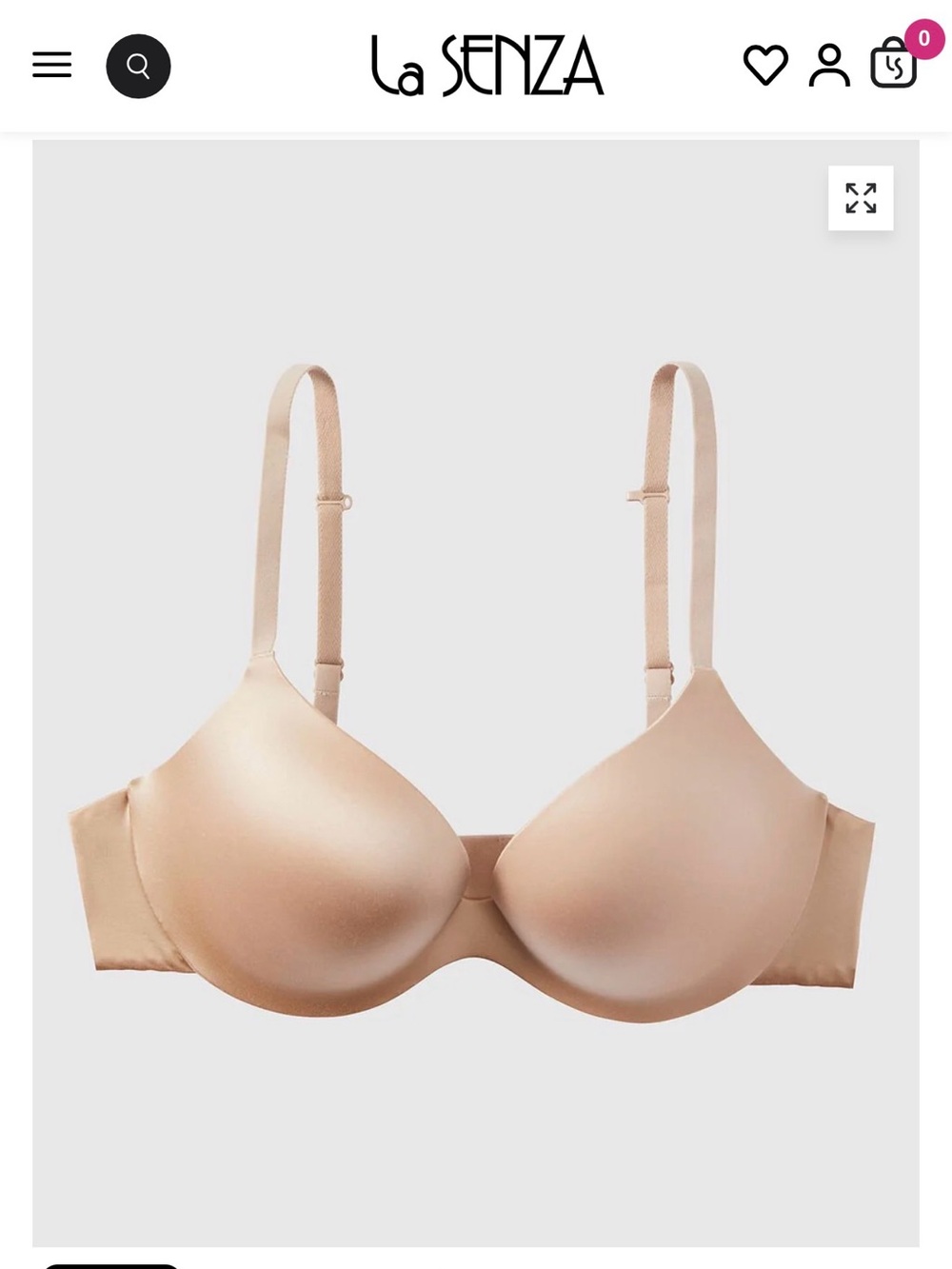NWT La Senza Comfort Push Up Bra - Rosetan